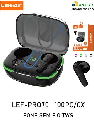 FONE DE OUVIDO SEM FIO LEHMOX