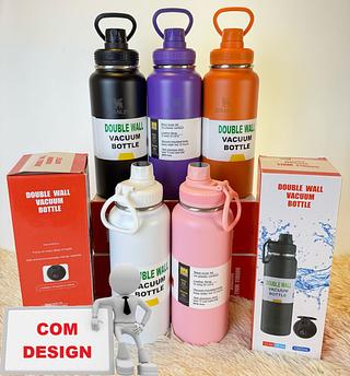 DOUBLE WALL VACUUM BOTTLE 1000ML （COM DESIGN)