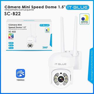 CAMERA INTELIGENTE PTZ MINICAMERA SPEED DOME IT-BLUE