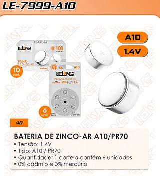BATERIA AUDITIVA (PR70/A10) LELONG
