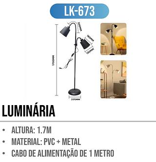 LUMINARIA ARTICULADAR AC 110-220 LUATEK
