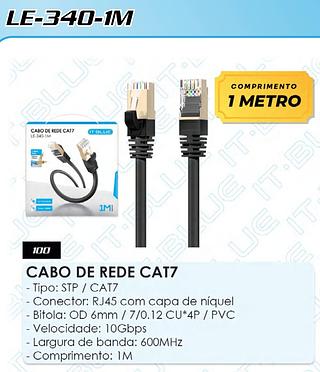 CABO DE REDE CAT7 IT-BLUE
