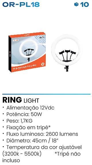 KIT DE ILUMINAÇAO FOTOGRAFICA PARA SMARTPHONE 14"POLEGADAS COM TRIPE 2.1M OBERON