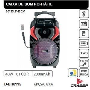 MINI CAIXA DE SOM BLUETOOTH GRASEP