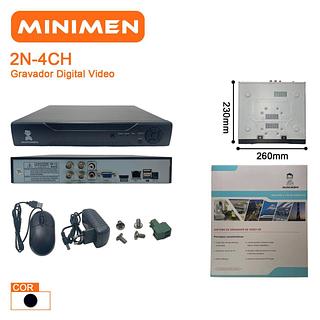 SISTEMA DE GRAVADOR DE VIDEO HD 4 CANAIS MINIMEN