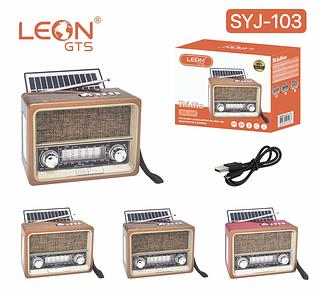 RADIO RECEPTOR FM/AM/SW1 CARTAO DE MEMORIA 8 BANDAS LEON GTS