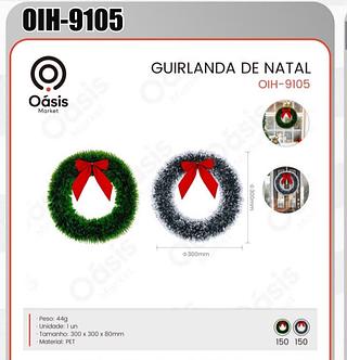 GUIRLANDA DE NATAL OÁSIS