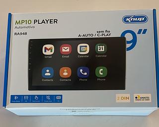 MP10 PLAYER AUTOMOTIVO A-AUTO / C-PLAY 9'' KNUP