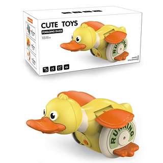 BRINQUEDO ANIMAIS CUTE TOYS FORAGING DUCK 18M+