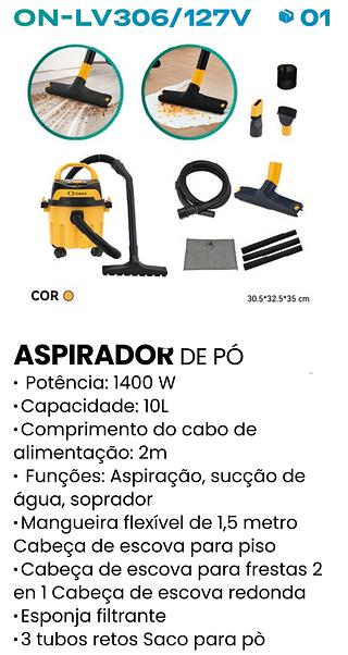 ASPIRADOR DE PÓ ONISTEK