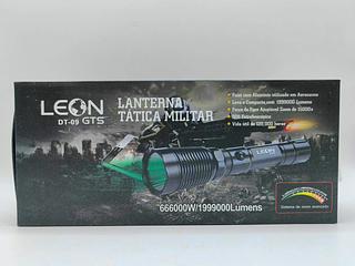 LANTERNA TATICA MILITAR LUZ FORTE LEON GTS