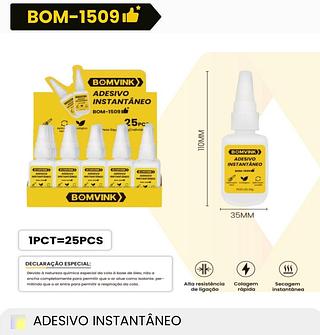 ADESIVO INSTANTANEO 20G ECOLOGICO BOMVINK