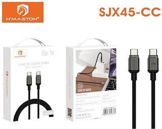 CABO DE DADOS TURBO TIPO-C PARA TIPO-C 65W 1M H'MASTON