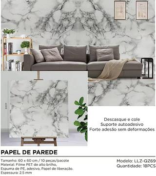 PAPEL DE PAREDE 60 X 60CM MADE BASIC