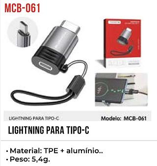 LIGHTNING PARA TIPO-C TOMATE