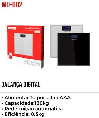 BALANÇA DIGITAL DE VIDRO TEMPERADO 180KG TOMATE