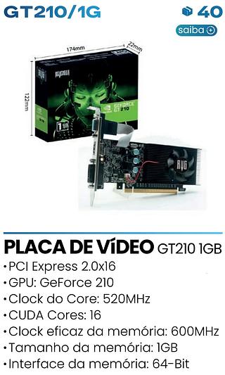 PLACA DE VIDEO NVIDIA GEFORCE GT210 DDR3 REVENGER