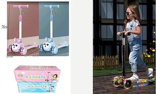 BRINQUEDO PATINETE DE PLASTICO C/METAL KIDS COM SOM COM LUZ