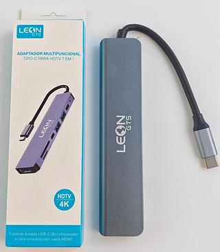 ADAPTADOR MULTIFUNCIONAL TIPO-C PARA HDTV 7 EM 1 LEON GTS