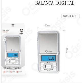 BALANÇA DIGITAL 500G/0.1G OÁSIS MARKET