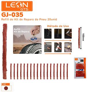 KIT DE REPAR DO PNEU 20PC TUBELESS TIRE REPAIR KIT LEON GTS