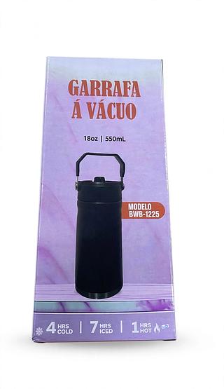 GARRAFA A VACUO 18OZ 550ML AÇO INOXIDAVEL