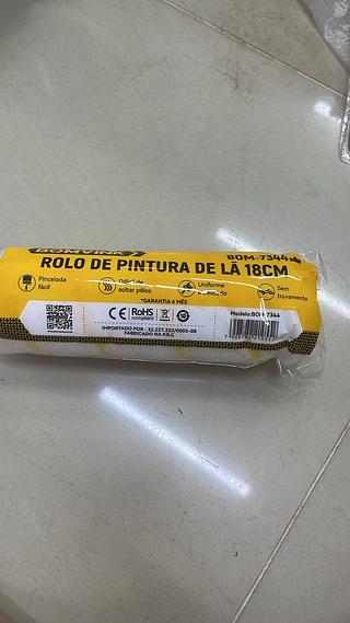 ROLO DE PINTURA DE LÃ 18CM BOMVINK