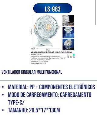 MINI VENTILADOR PORTATIL LUATEK