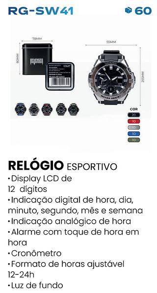 RELOGIO ESPORTIVO DISPLAY LCD DE 12 DIGITOS KNUP