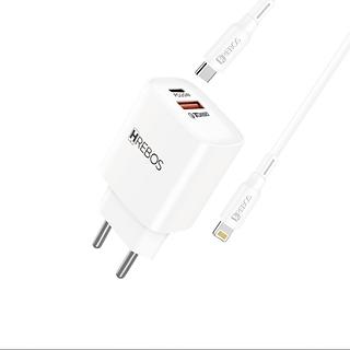 CARREGADOR TIPO C PARA IOS 20W HREBOS