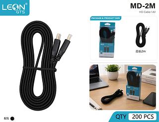 CABO HDMI 2M LINHA DE TRASMISSAO PADRAO HDTV LEON PRO