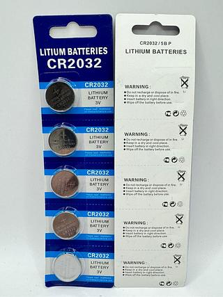 BATERIA LITIO CR2032 LITHIUM BATTERIES