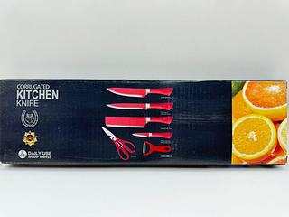 KIT DE FACAS COM 6 PEÇAS KNIFE SET