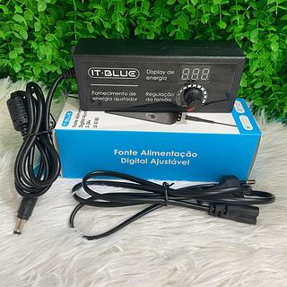 FONTE DE ALIMENTACAO DIGITAL AJUSTAVEL 3-24V IT-BLUE