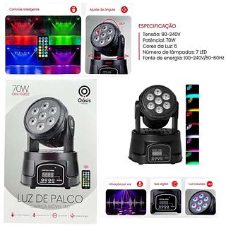 LUZ DE PALCO CABEÇA MÓVEL LED 70W OÁSIS MARKET