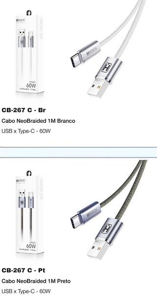 CABO NEOBRAIDED 1M 60W HREBOS