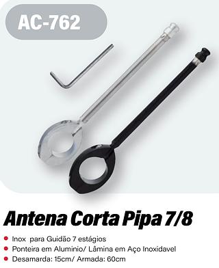 ANTENA CORTA PIPA 7/8(22MM) ATEC
