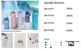 GARRAFA TERMICA 500ML BTOP