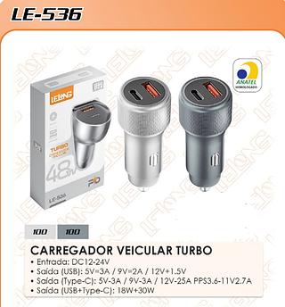 TURBO CARREGADOR VEICULAR LELONG