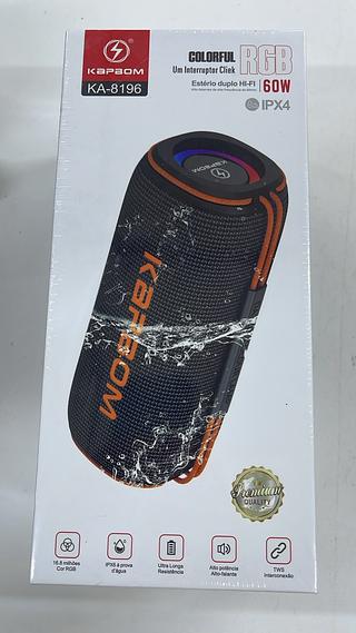 CAIXA DE SOM RGB 60W KAPBOM