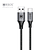 MIDNIGHT USB - TYPE-C PRETO E BRANCO 1M HREBOS PREMIUM
