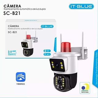 CAMERA RASTREAMENTO LUZ DUPLA MAGAPIXEL 1080P FULL HD IT-BLUE