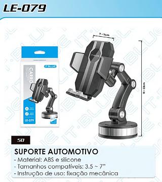 SUPORTE UNIVERSAL PARA CARRO ITBLUE