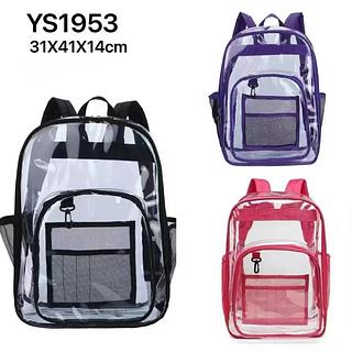 MOCHILA TRANSPARENTE YESS
