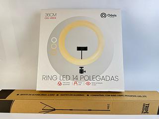 RING LED 14 POLEGADAS 36CM (COM TRIPÉ 2.1M) OÀSIS MARKET