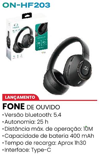 FONE DE OUVIDO BLUETOOTH ONISTEK