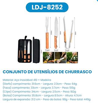 KIT DE CHURRASCO LUATEK