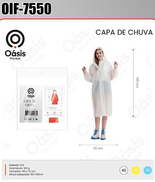 CAPA DE CHUVA OASIS MARKET