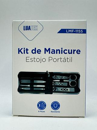 KIT DE MANICURE ESTOJO PORTATIL LUATEK