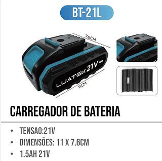 BATERIA DE PARAFUSADEIRA 21V LUATEK